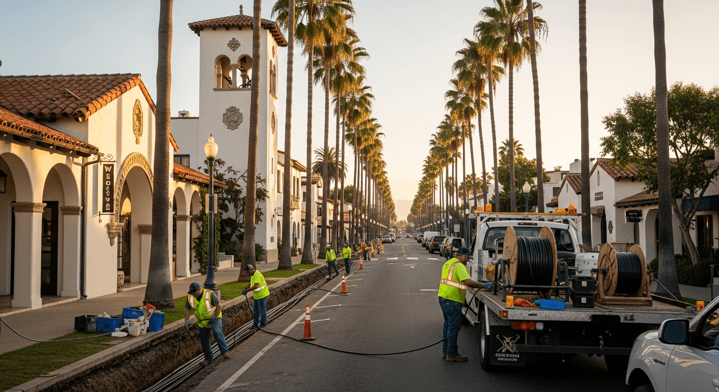 Installing Fiber Internet in San Clemente's Historic Buildings Without Damage
