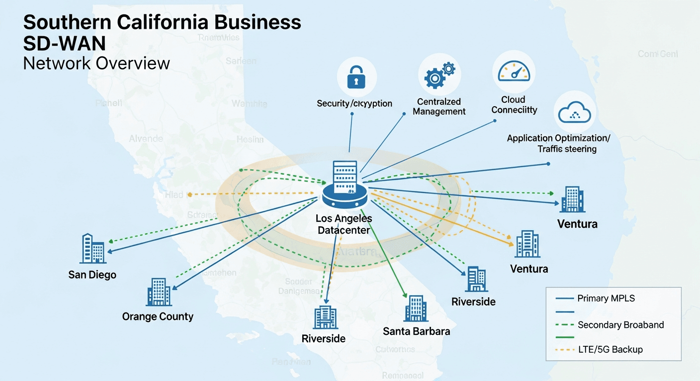 SD-WAN for Southern California Multi-Location Businesses