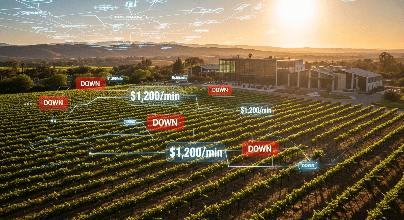 What a Temecula Winery Outage Really Costs: Downtime in Dollar Terms