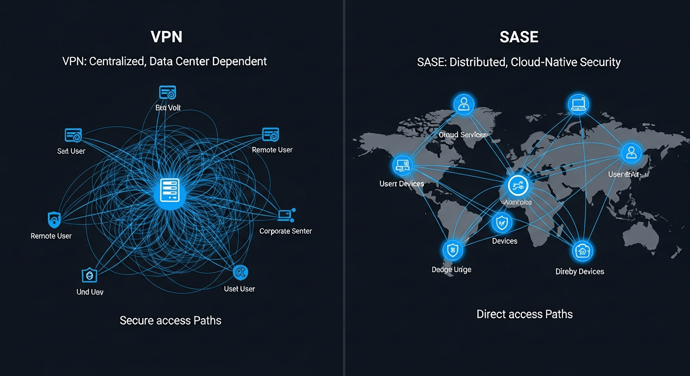 VPN vs. SASE: Choosing the Right Secure Access Model for Your Business